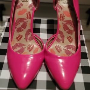 Hot pink Juicy Couture heels
